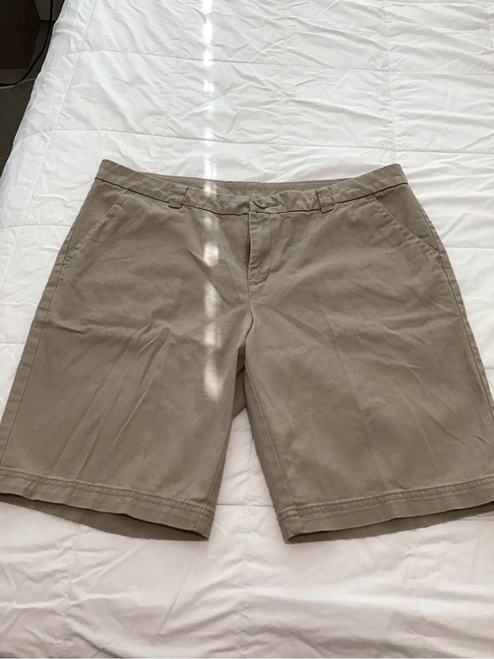 bcg Women's Tan Bermuda Shorts - Classic Casual Size 14